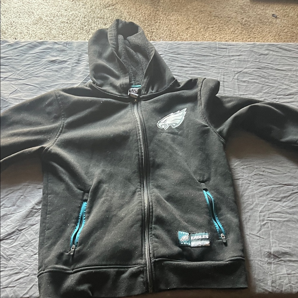Kids Black Hoodie with Logo